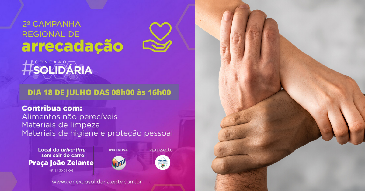 Serra Negra participa da 2ª Campanha “Conexão Solidária EPTV”